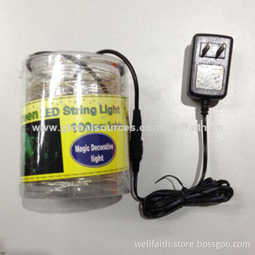Solar LED string light for party supplies and snow decoration party